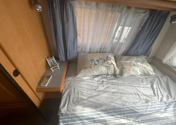 Campsite Sea Caravan/camper On The