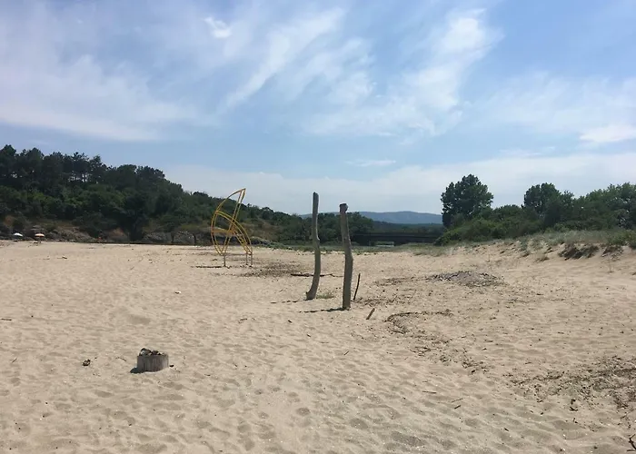 Sea Caravan/camper On The Campsite *