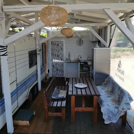 Кемпинг Sea Caravan/camper On The *