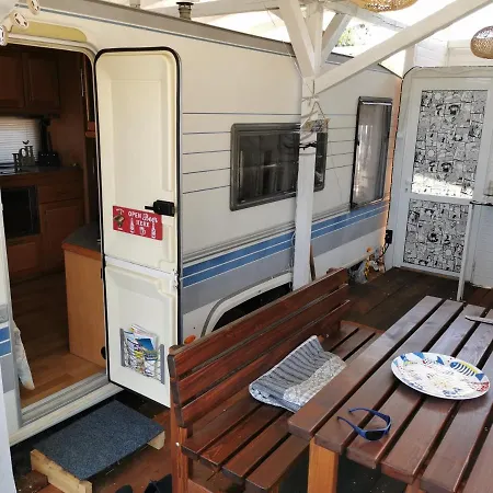 Кемпинг Sea Caravan/camper On The *