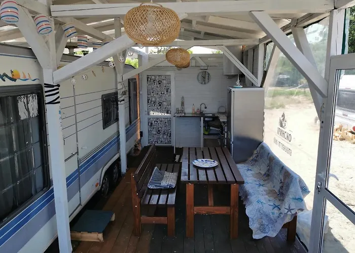 Camping Sea Caravan/camper On The *