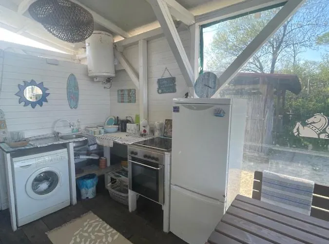 Sea Caravan/camper On The Camping